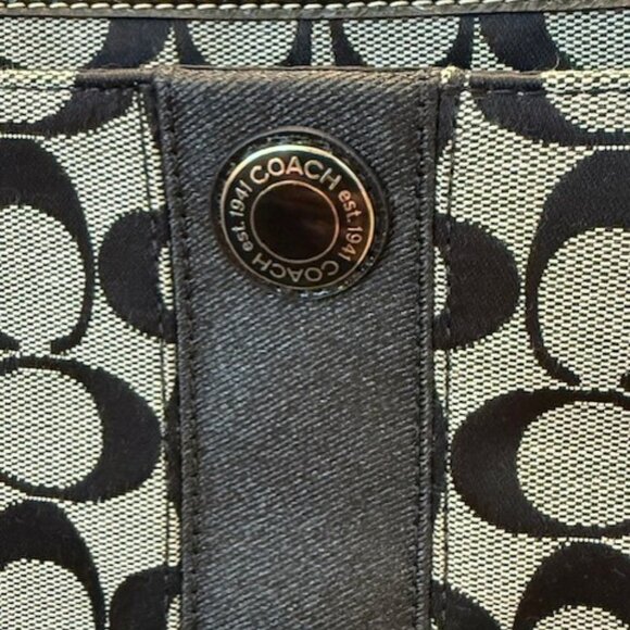 COACH Signature C Print Wristlet - Picture 6 of 15
